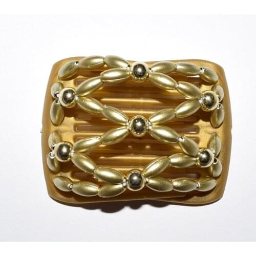 Golden beads small size magic comb 20 pcs/lot Easy to Use