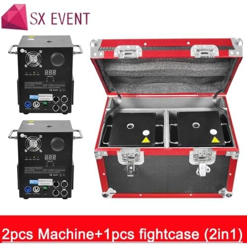 2020 Latest 2 Professional Stage Cold Spark Fountains With Flight Boxes