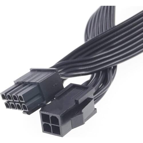 1 Piece ATX CPU 4 to 8 Pin Adapter Cable Power 20 cm Length RoHS 18 AWG Gauge PSU EPS12V Mainboard Motherboard