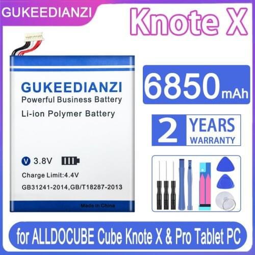4950mAh-16000mAh battery for ALLDOCUBE Cube M5/iwork10 Pro/Power M3/Thinker i35/Knote X & Pro/Knote & 5 Tablet