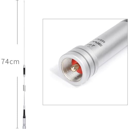 Zastone Walkie Talkie Car Vehicle Antenna Dual Band Radio Antenna UHF/VHF 144/430MHz for Ham Radio