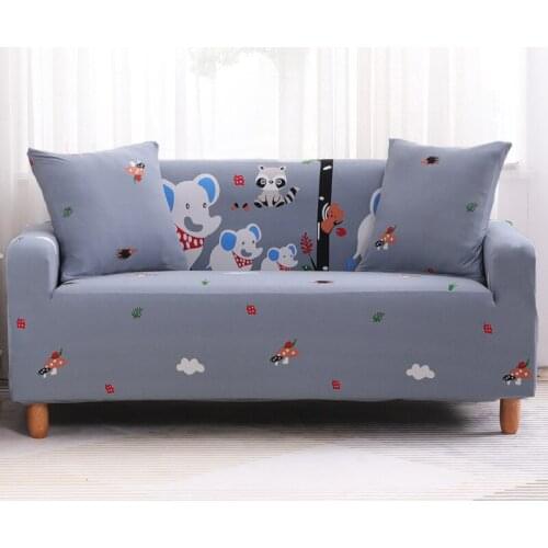 Floral Pattern Sofa Cover Elastic Stretch Universal Sofa Slipcover Sectional Throw Couch Corner Cover for Furniture Armchairs