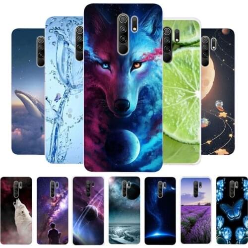 For Xiaomi Redmi 9 Case Redmi 9A Bumper Silicone TPU Soft Phone Cover For Xiaomi Redmi 9C NFC Cases Cartoon funda Redmi 9 A C