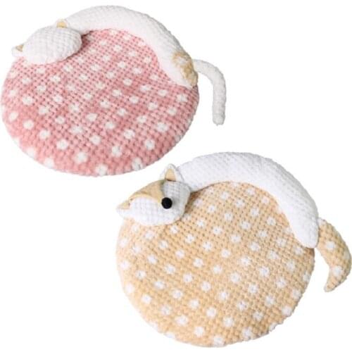 Pet litter factory mixed batch of ji zi zi durability catch flannelette warm kennel pet kennel cub cushion pad