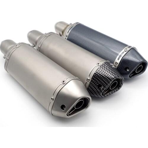 51MM Motorcycle pipe exhaust Moto Motocross Muffler for Honda forza 250 valkyrie 1500 hornet 600 cb500x vfr 750 cb 900 hornet