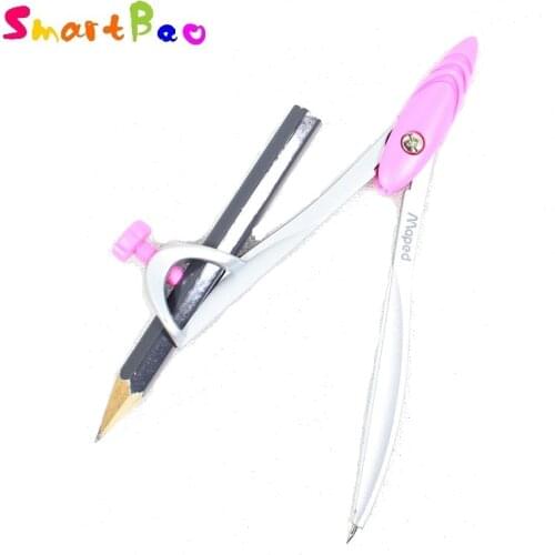 Small Compass with pencil Children School Stationery compasso de desenho Random Color No.119410