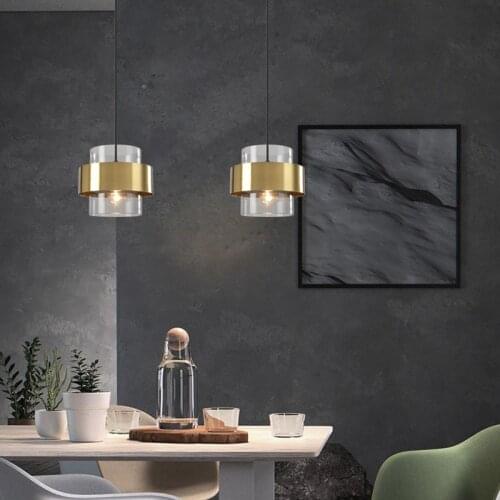 Restaurant chandelier kitchen lamp bar Island modern simple creative personality bedroom bedside decorative rope Chandelier