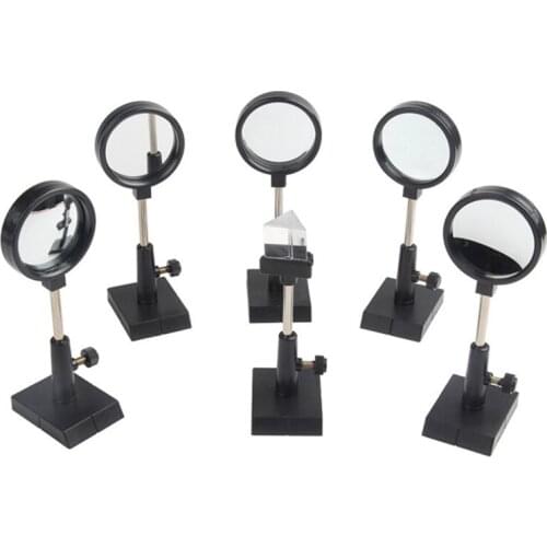 TOP Physical Optics Experiment Set Convex Lens Concave Lens Triangular Prism Plane Mirror Convex Mirror Optical Lens