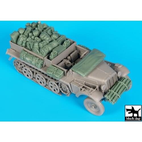 German Sdkfz.10 semi-track resin modification of World War II