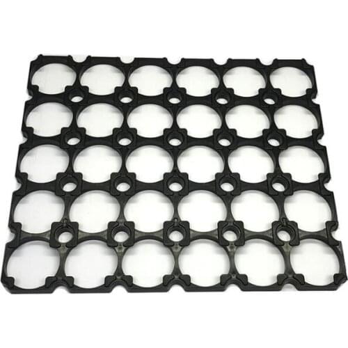 15pcs/lot MasterFire 5*6 32650 Batteries Spacer Radiating Holder Bracket Black Plastic Battery Storage Box Holder Brackets