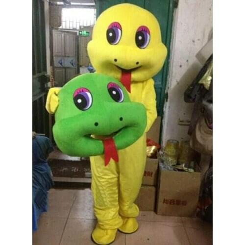 Christmas Carnival Performance Costume Halloween Cartoon Snake Cosplay Set Birthday Party Adult Use Advertising Parade Mascot