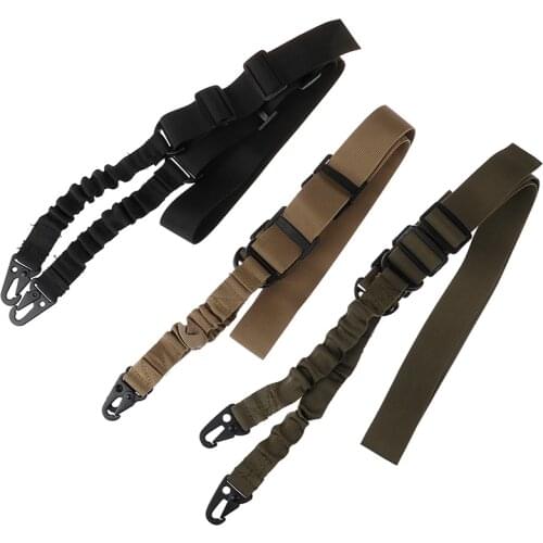 Tactical 2 Point Gun Sling Shoulder Strap Outdoor Rifle Sling With QD Metal Buckle Shotgun Gun Belt Hunting Gun Accessories