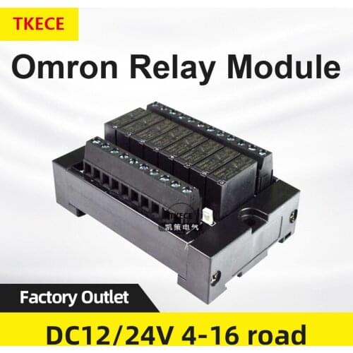 TKECE 8-way Omron Compact Relay Module Control Board PLC Amplifier Board One Open KT-N8D