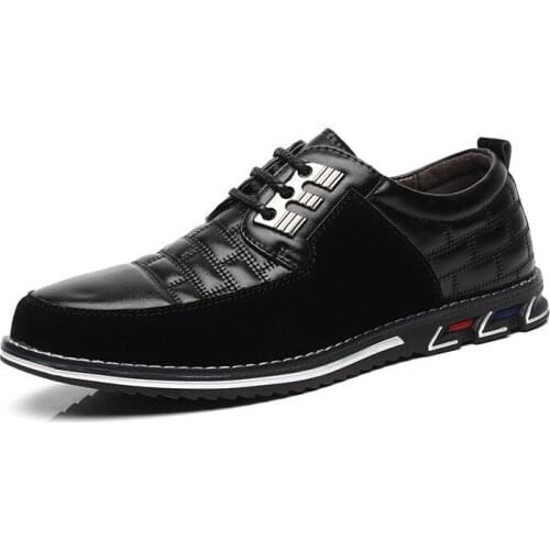 High Quality Big Size Casual Shoes Men Fashion Business Men Casual Shoes Hot Sale Spring Breathable Men Shoes Casual Black