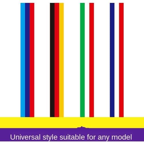 1pcs1m* 15cm Three-color Stripe Vinyl Car Sticker Decal Germany Italy French Flag Roof Hood Tape For BMW M3 M5 M6 E46 E92 Series