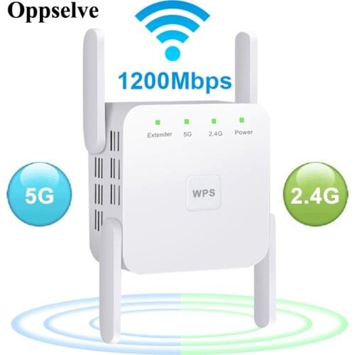 5G Wifi Repeater 5 Ghz Wi-Fi Router WiFi Amplifier Wi Fi Internet Extender Long Range Wifi Repeater Signal Wi Fi Booster 5G 2.4G
