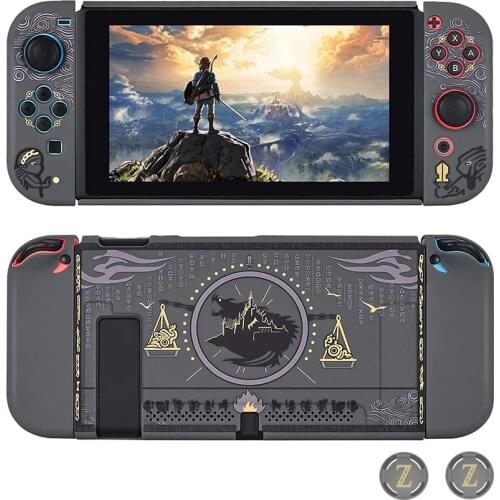 Protective Cover For Nintendo Switch Console Back Skin Shell Protector Joy-pad Housing Grip Case For NS Switch Game Accessories