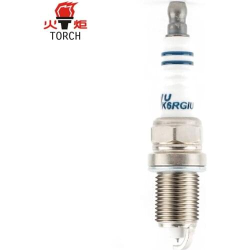 1 Piece TORCH Car Spark Plug Iridium Glow plugs Car Candle K6RGIU for BMW E46 BMW3 E90 CHEVROLET CRUZE Car accessories