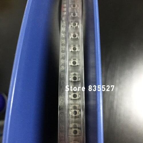 1000pcs/lot 3*4*2.0 2P button two foot feet 2 pin 2P SMD Patch tact switch vertical push-button switch micro 3 * 4 * 2 mm