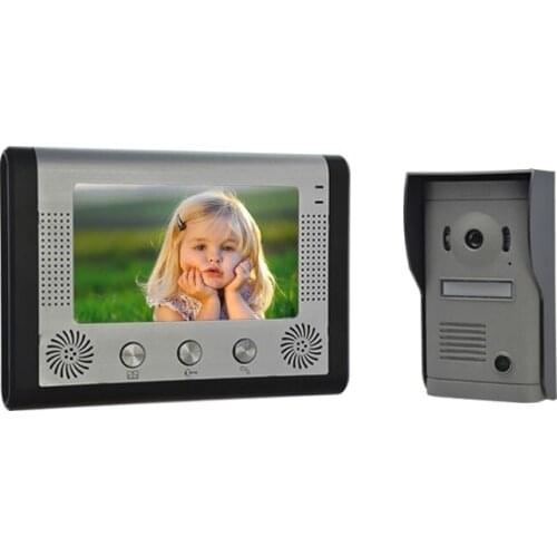 7 Inch Monitor Wired Intercom Rain-Proof Video Door Phone