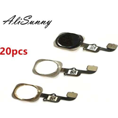 AliSunny 20pcs Home Button Flex Cable for iPhone 6 4.7'' 6G Menu Sensor Replacement Parts
