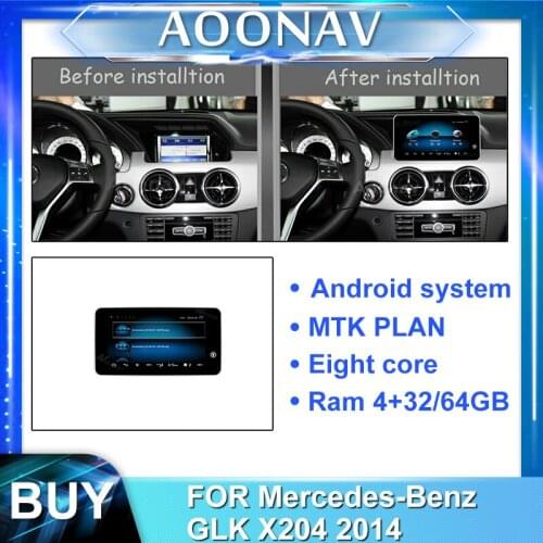 2din android car radio for-Mercedes-Benz GLK X204 2014 car autoradio stereo multimedia player touch screen GPS navigation