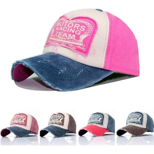 High Quality Men Baseball Caps Womens Washed Cotton Spring Summer Multicolor Adjustable Snapback Hat Embroidery Casual Cap