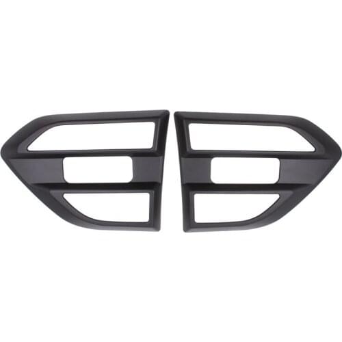 Side Vent Cover Side Wind Lamp Cover ABS Black Matte Decoration Protection Accessories For Ford Ranger T7 T8 2015-2019 4x4 Parts