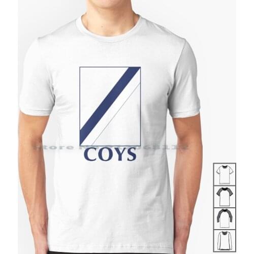 Coys Minimal Sash T Shirt 100% Cotton Premier League English Premier League Coys Spurs