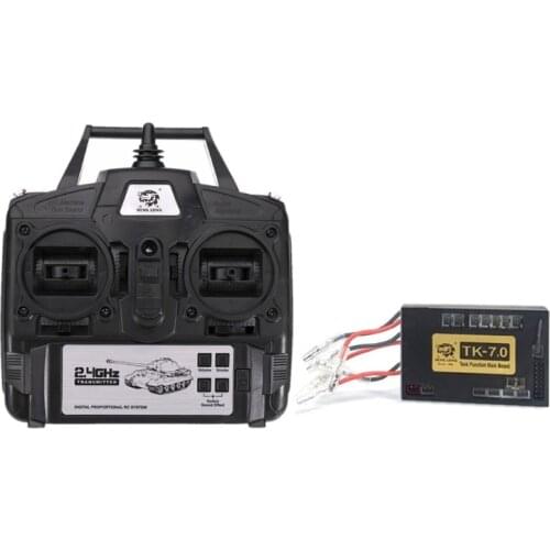 DIY Micro Toy 7.0 Version RC Main Board + 2.4GHz Transmitter DIY Toy Spare Part Kid Tank Accessories Digital Receiver fo