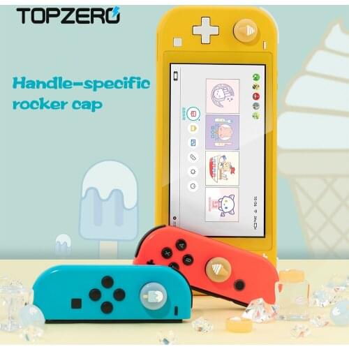 Ice Cream Model Design Thumb Grip Cap Joystick Cap For Switch Joy-Con Nintendo Switch Lite Soft Silicone Cover Button Controller