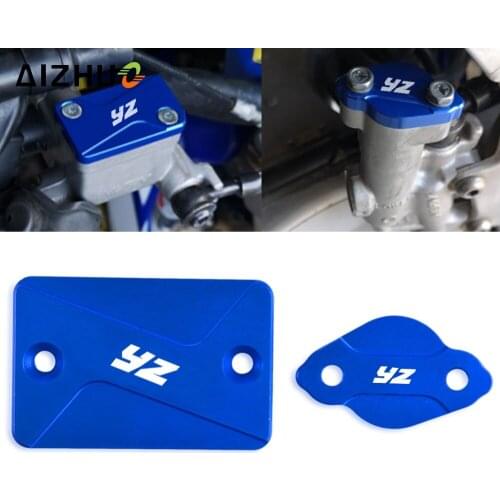 Motorcycle Front Rear Brake Reservoir Cap Cover FOR yamaha YZ125/250 YZ450F 2003-2007 YZ250F 2003-2006 YZ 250F 450F YZ 125 250
