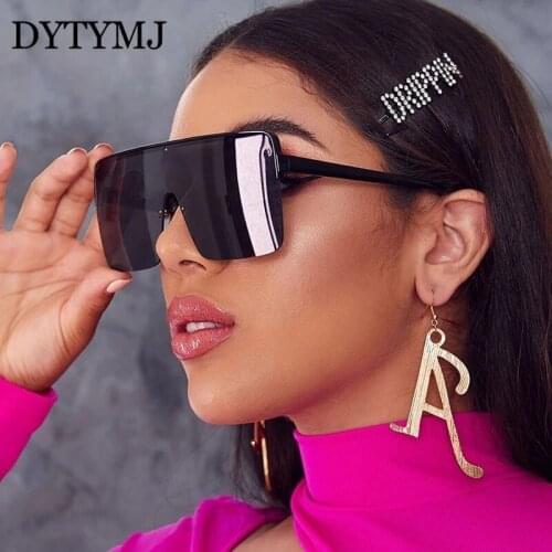 DYTYMJ Rimless Sunglasses Women Oversized Square Sunglasses Women High Quality Mirror Sun Glasses for Women Brand Gafas De Sol