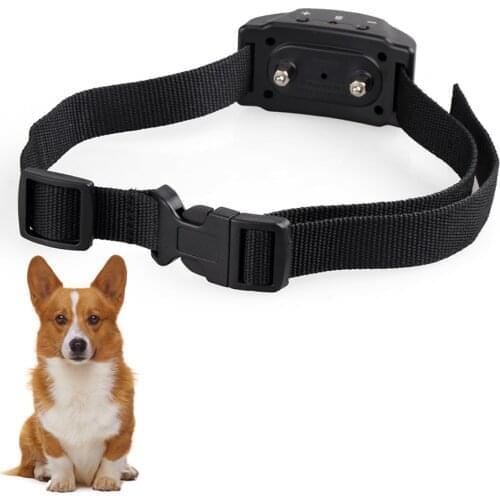 Intelligent Dog Electronic Collar Stop Barking Anti Bark Waterproof Vibration Ultrasonic Training Tools Pet Supplies Dropshiping
