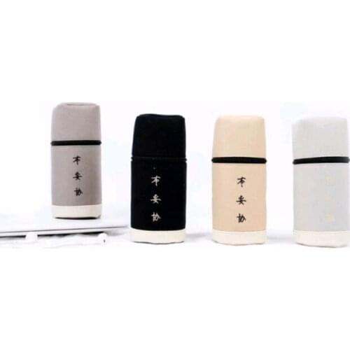 4pcs Stationery Sumai SMF-1288 Cloth Coupling Tube Pen Pen Holder Creative Stylus Pencil Case