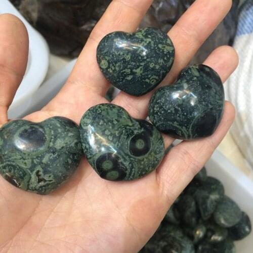 1pc Natural Kambaba Jasper stone crystal heart shaped stones
