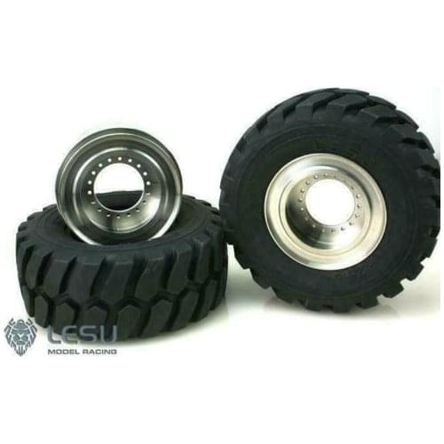 LESU Stainless Steel Wheel Hubs Metal for 1/15 Loader Truck RC Model Spare TH02038-SMT5