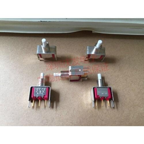 Original new 100% 8121SD3V3GE self reset 1A120V power button gold plated foot button switch