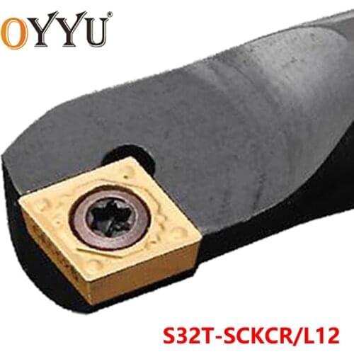 OYYU S32T-SCKCR12 S32T-SCKCL12 Lathe Cutter Arbor Boring Bar use CCMT12 Carbide Inserts SCKCR SCKCL Turning Toolholder