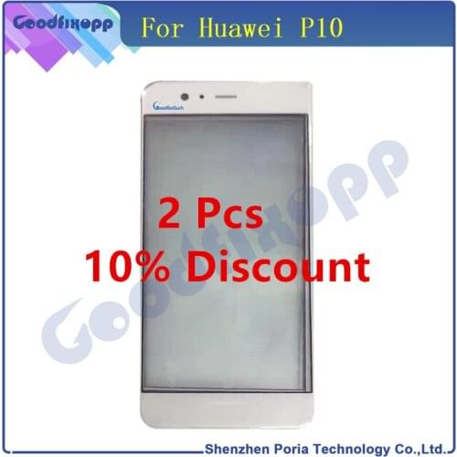 Front Glass Lens For Huawei P10 LCD Display Touch Panel Screen Replacement Parts For Huawei P10 Glass Lens