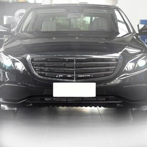 W213 Front Bumper Chrome Trim Strip Plastic Protector Auto Patrs For Mercedes Benz Class E 2016-2018
