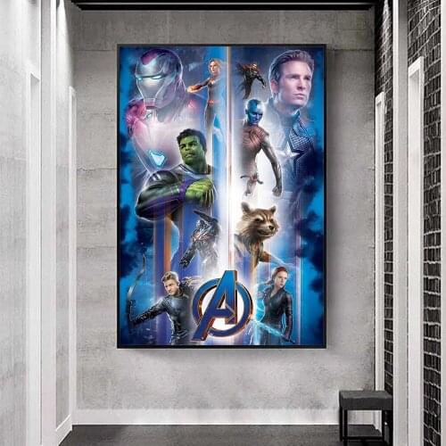 SuperHero The Avengers Captain America Hulk Hawkeye Posters and Prints Wall Art Canvas Painting For Bedroom Living Room Decor