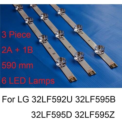 Brand New LED Backlight Strip For LG 32LF592U 32LF595B 32LF595D 32LF595Z TV Repair LED Backlight Strips Bars A B TYPE Original