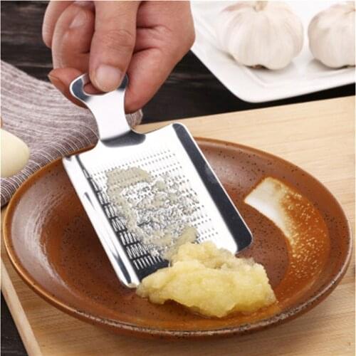 Ginger Grater Stainless Steel Garlic Grinder Kitchen Fruit Root Vegetables Ginger Grinding Slicer Cooking Tool