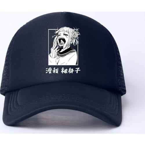 Japanese New Anime My Hero Academia Baseball Cap Mens Womens Hip-hop Dad Mesh Hat Trucker Hat Fashion Cap