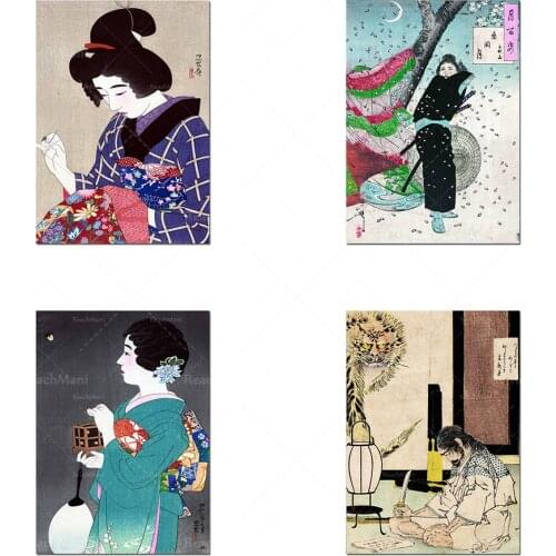 Japanese prints * Japanese posters * Asian wall art * Oriental art prints * Turn of the century Japanese art * Daiso Yoshitoshi