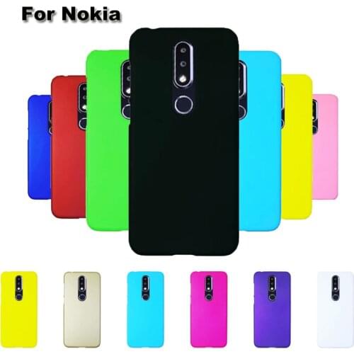 Hard Matte Candy PC Cute Plastic Plastic Shockproof Case For Nokia 2.2 3.2 8.1 1 3.1 7.1 5.1 6.1 6.1 PLUS 4.2 9 Back Case Cover