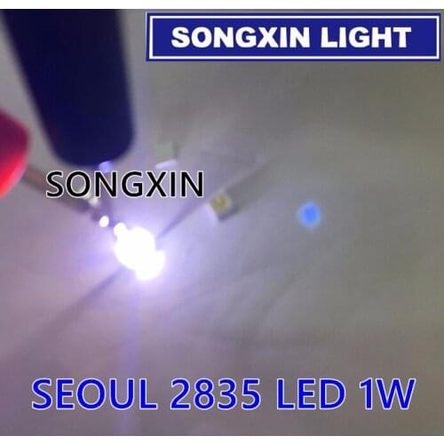 3500pcs SEOUL High Power LED LED Backlight 1210 3528 2835 1W 100LM Cool white SBWVT120E LCD Backlight for TV TV Application