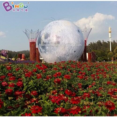8/10/12M Advertising inflatable moon ball / Giant inflatable moon globe/ Inflatable lighting Moon for events/ show -toys