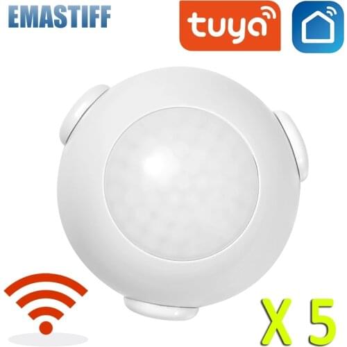 Tuya WIFI PIR Motion Sensor alarm Wireless Passive motion Detector Security Burglar Alarm Sensor Smart Home